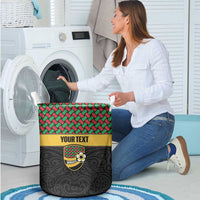Vanuatu Football Custom Laundry Basket Go Chiefs Basket-weave Pattern