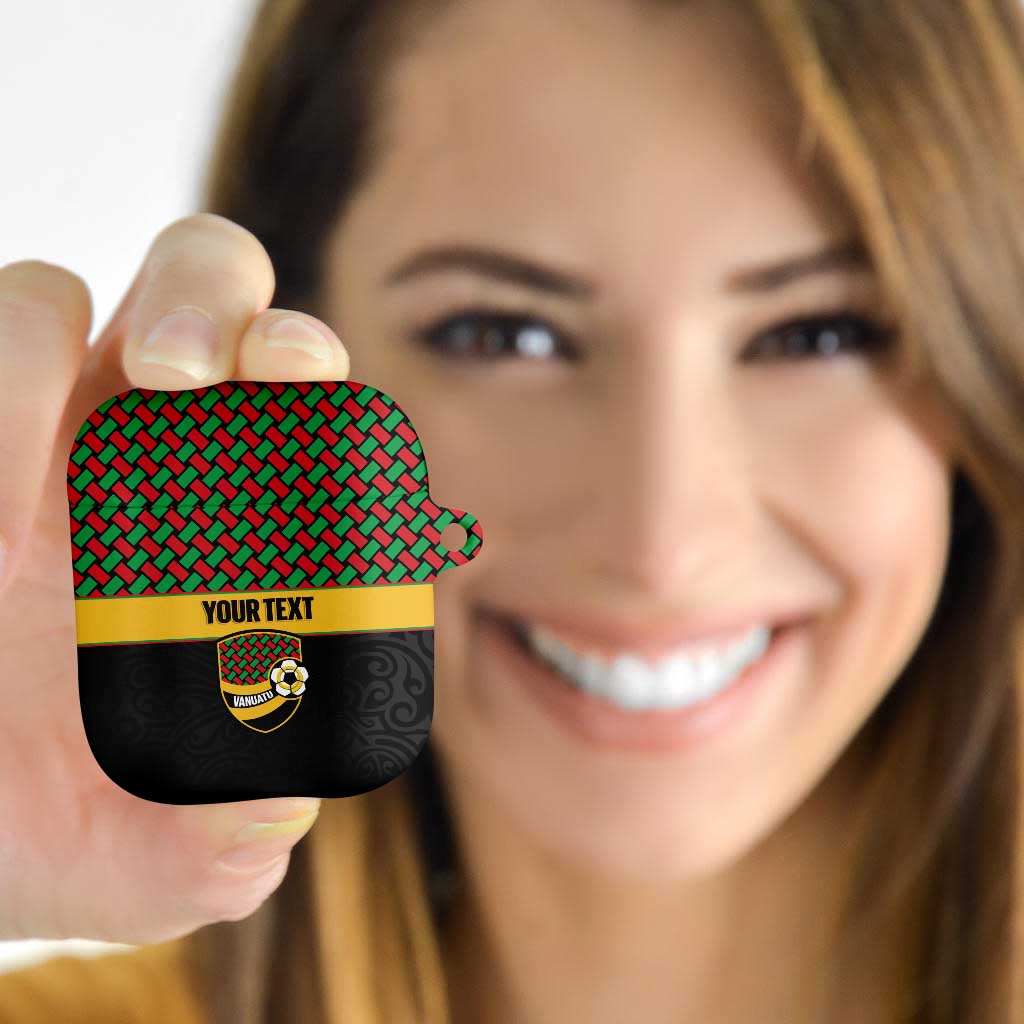 Vanuatu Football Custom AirPods Case Go Chiefs Basket-weave Pattern