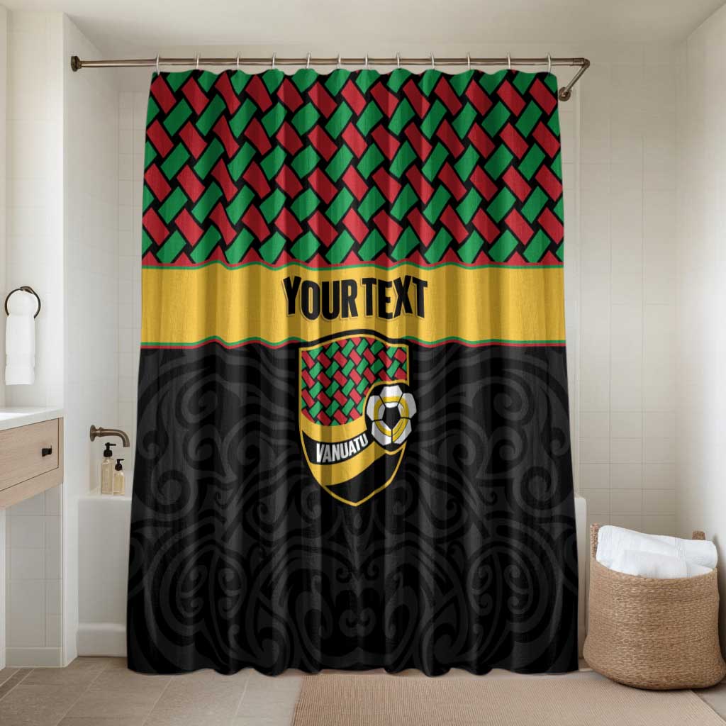 Vanuatu Football Custom Bathroom Set Go Chiefs Basket-weave Pattern