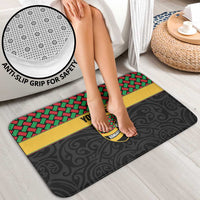Vanuatu Football Custom Bathroom Set Go Chiefs Basket-weave Pattern