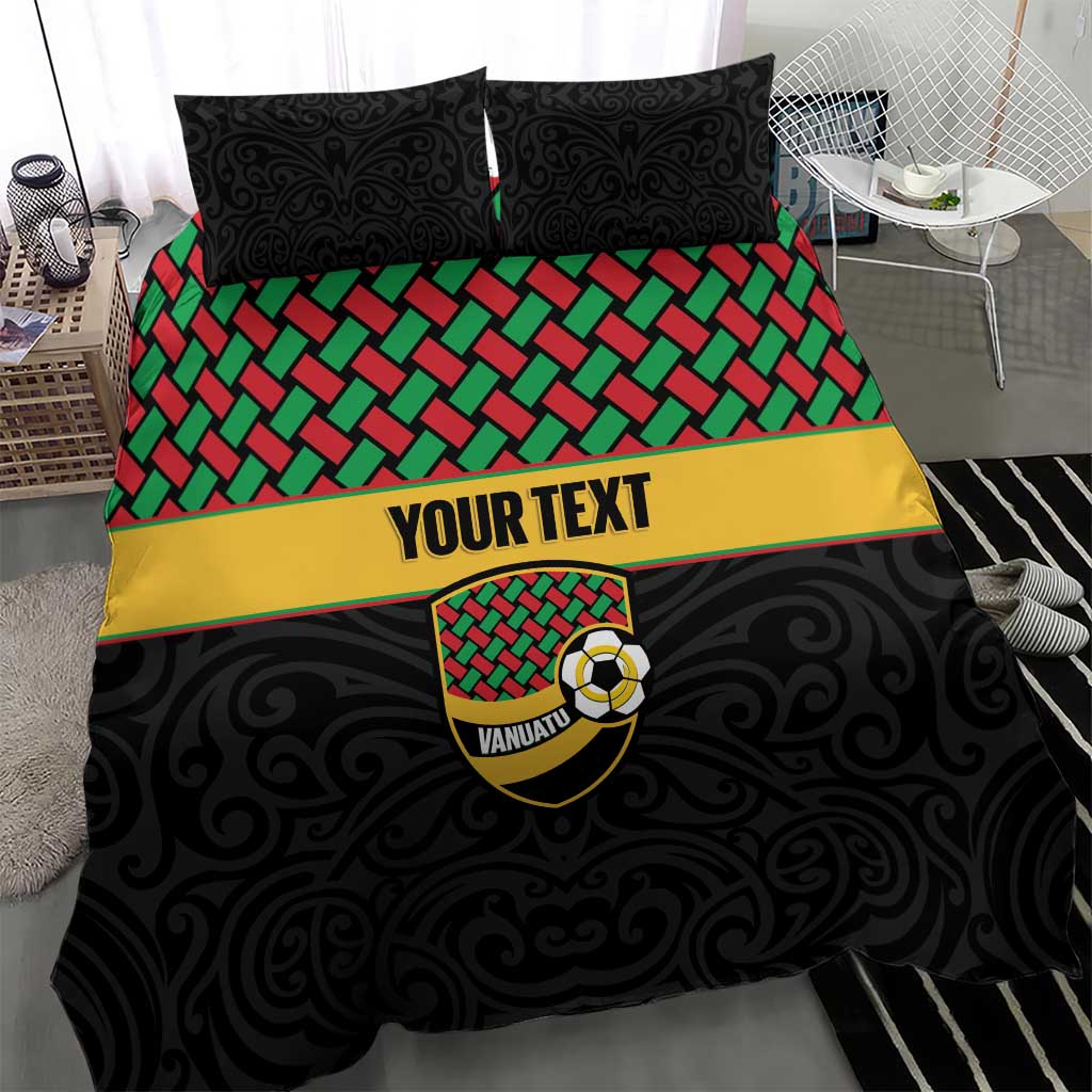 Vanuatu Football Custom Bedding Set Go Chiefs Basket-weave Pattern