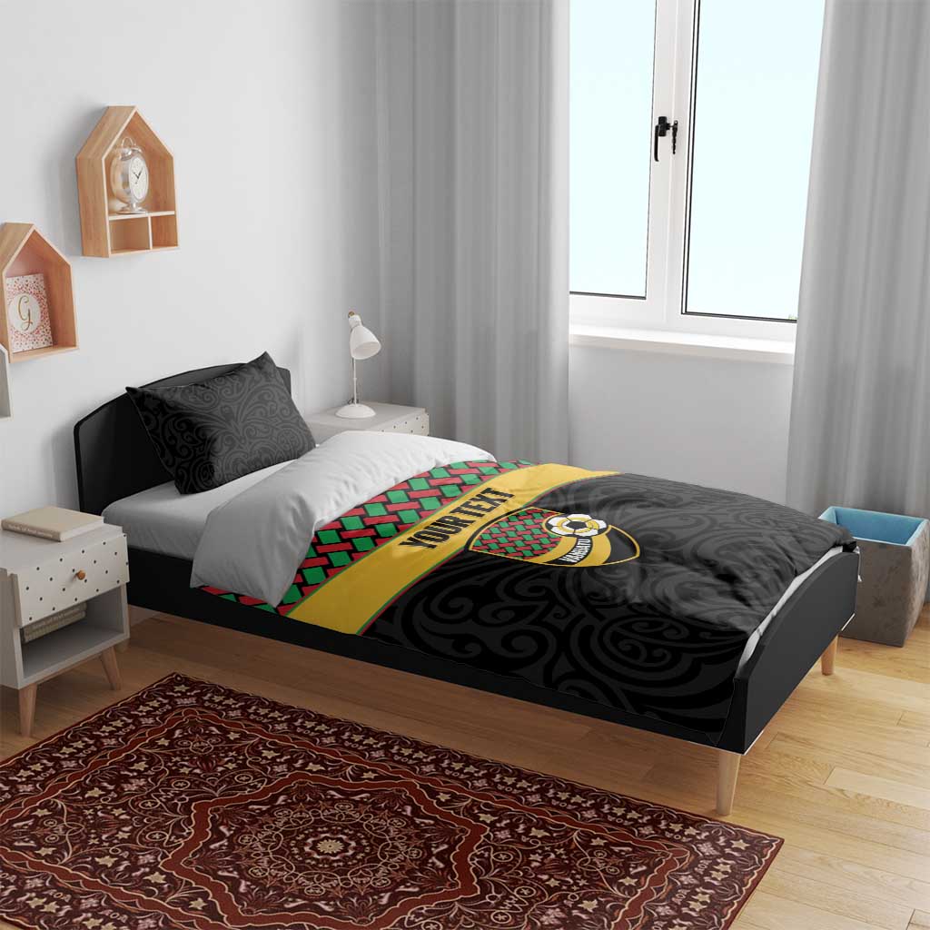 Vanuatu Football Custom Bedding Set Go Chiefs Basket-weave Pattern