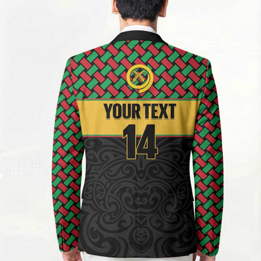 Vanuatu Football Custom Blazer Go Chiefs Basket-weave Pattern