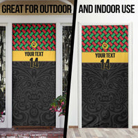 Vanuatu Football Custom Door Cover Go Chiefs Basket-weave Pattern