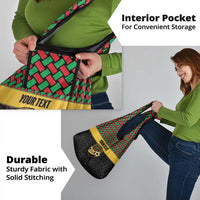 Vanuatu Football Custom Grocery Bag Go Chiefs Basket-weave Pattern