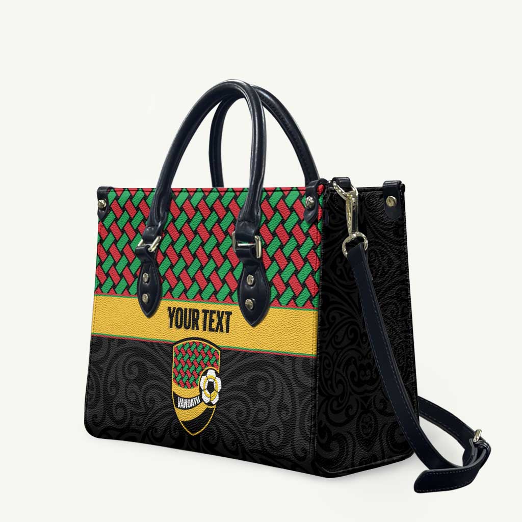 Vanuatu Football Custom Leather Bag Go Chiefs Basket-weave Pattern