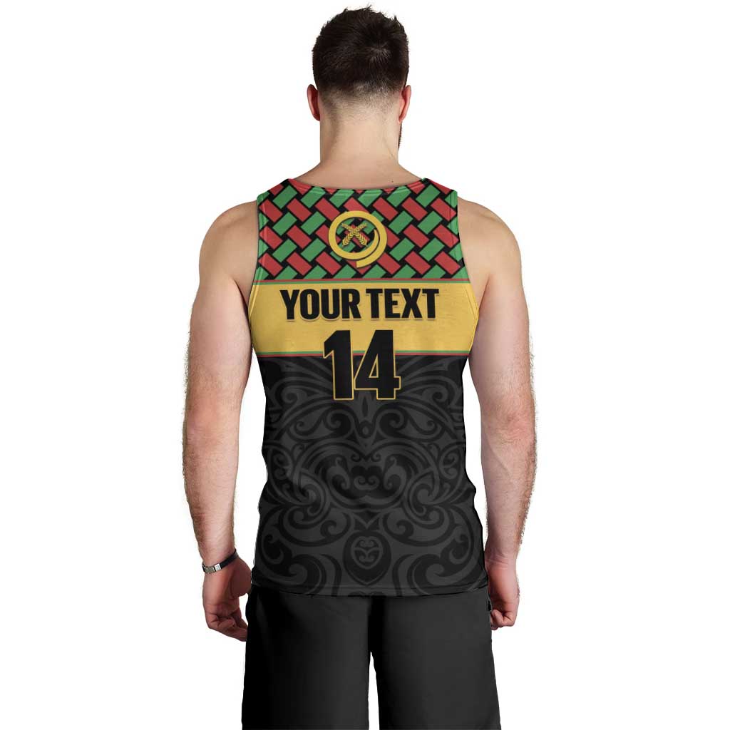 Vanuatu Football Custom Men Tank Top Go Chiefs Basket-weave Pattern