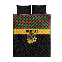 Vanuatu Football Custom Quilt Bed Set Go Chiefs Basket-weave Pattern