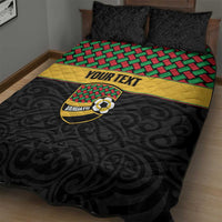 Vanuatu Football Custom Quilt Bed Set Go Chiefs Basket-weave Pattern