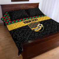 Vanuatu Football Custom Quilt Bed Set Go Chiefs Basket-weave Pattern