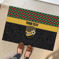 Vanuatu Football Custom Rubber Doormat Go Chiefs Basket-weave Pattern