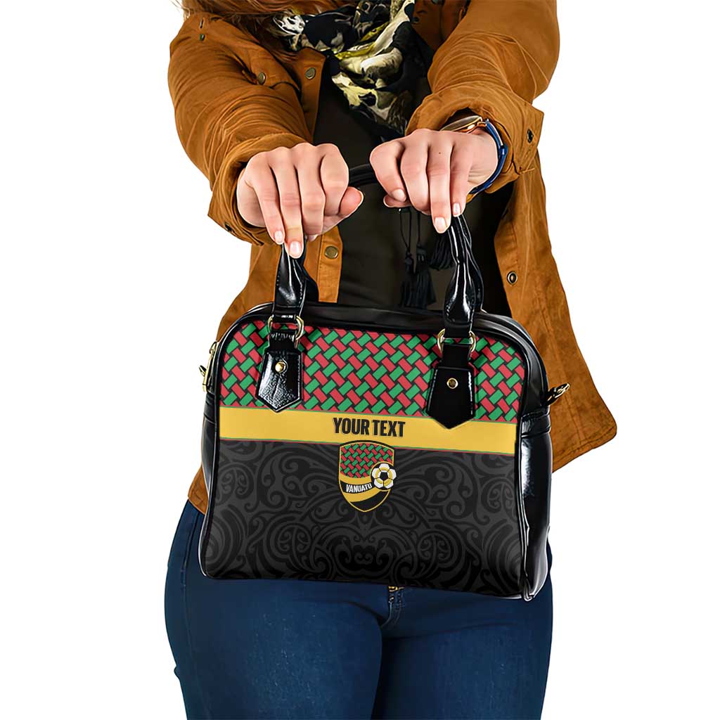 Vanuatu Football Custom Shoulder Handbag Go Chiefs Basket-weave Pattern