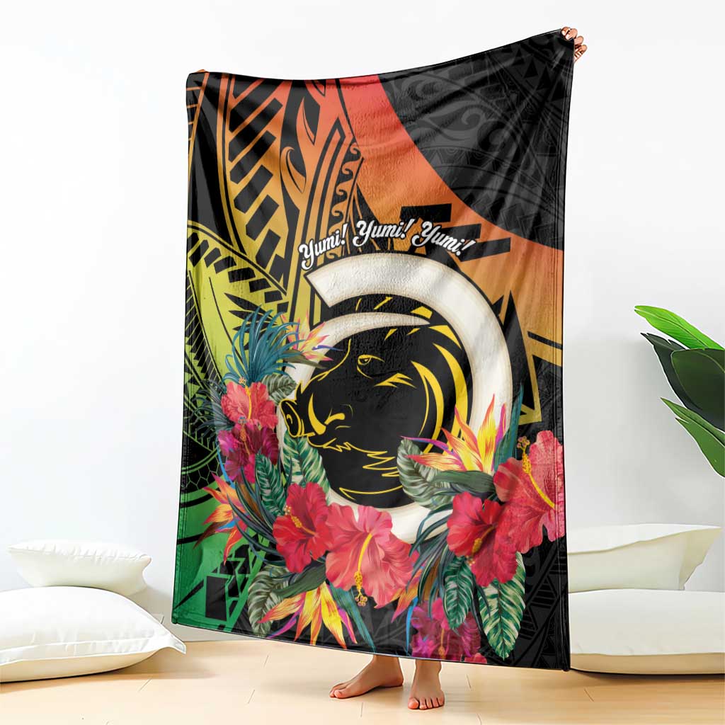 Vanuatu Boar Tusk Yumi Yumi Yumi Blanket Independens Dei Long God Yumi Stanap