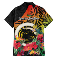 Vanuatu Boar Tusk Yumi Yumi Yumi Family Matching Short Sleeve Bodycon Dress and Hawaiian Shirt Independens Dei Long God Yumi Stanap