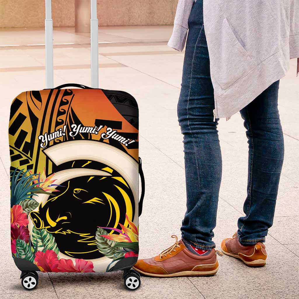 Vanuatu Boar Tusk Yumi Yumi Yumi Luggage Cover Independens Dei Long God Yumi Stanap