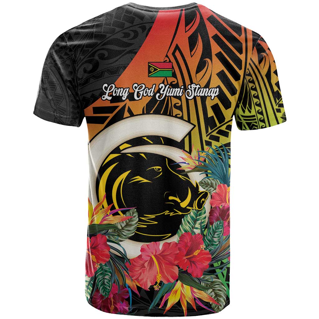 Vanuatu Boar Tusk Yumi Yumi Yumi T Shirt Independens Dei Long God Yumi Stanap