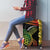 Vanuatu Sand Drawing Turtle Luggage Cover Happy Independence Day