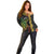Vanuatu Sand Drawing Turtle Off Shoulder Sweater Happy Independence Day