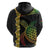 Vanuatu Sand Drawing Turtle Zip Hoodie Happy Independence Day