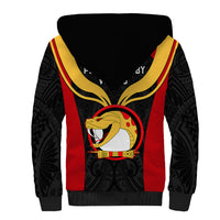 Papua New Guinea Rugby Sherpa Hoodie Port Moresby Vipers PNG Polynesian Pattern LT14 - Polynesian Pride