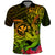 Hawaii Polo Shirt Kanaka Map With Polynesian Shark Tattoo Reggae Unique LT14 Reggae - Polynesian Pride