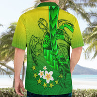 Kia Orana Cook Islands Hawaiian Shirt Kuki Airani Tattoo Pattern With Sea Turtle LT14 - Polynesian Pride