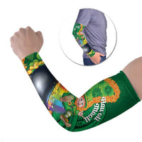 St Patrick's Day Hawaii Arm Sleeves Hauoli Maoli Funny Shaka Leprechaun