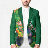 St Patrick's Day Hawaii Blazer Hauoli Maoli Funny Shaka Leprechaun