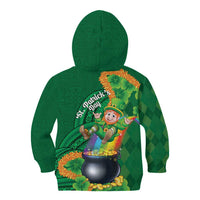 St Patrick's Day Hawaii Kid Hoodie Hauoli Maoli Funny Shaka Leprechaun