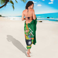 St Patrick's Day Hawaii Sarong Hauoli Maoli Funny Shaka Leprechaun LT14 - Polynesian Pride