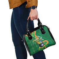 St Patrick's Day Hawaii Shoulder Handbag Hauoli Maoli Funny Shaka Leprechaun LT14 - Polynesian Pride