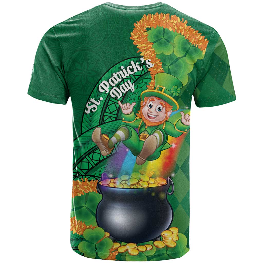 St Patrick's Day Hawaii T Shirt Hauoli Maoli Funny Shaka Leprechaun