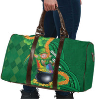 St Patrick's Day Hawaii Travel Bag Hauoli Maoli Funny Shaka Leprechaun