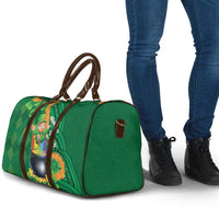 St Patrick's Day Hawaii Travel Bag Hauoli Maoli Funny Shaka Leprechaun
