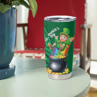 St Patrick's Day Hawaii Tumbler Cup Hauoli Maoli Funny Shaka Leprechaun