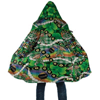 St Patrick's Day Palaka Hawaii Cloak Kukui Nut Pikake Lei Shamrock Dabbing Leprechaun LT14 Unisex Green - Polynesian Pride