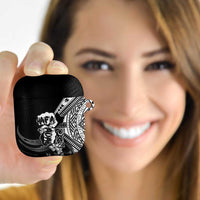 Hafa Adai Guam Discovery Day AirPods Case Chamorro Latte Stone Hand Black Version