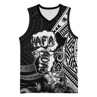 Hafa Adai Guam Discovery Day Basketball Jersey Chamorro Latte Stone Hand Black Version
