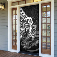 Hafa Adai Guam Discovery Day Door Cover Chamorro Latte Stone Hand Black Version