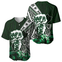 Hafa Adai Guam Discovery Day Baseball Jersey Chamorro Latte Stone Hand Green Version