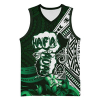 Hafa Adai Guam Discovery Day Basketball Jersey Chamorro Latte Stone Hand Green Version