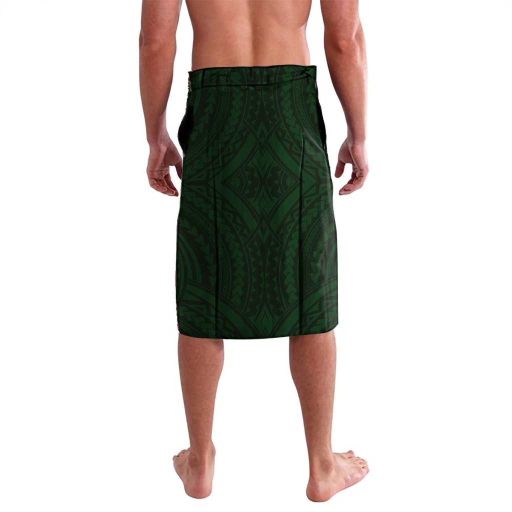 Hafa Adai Guam Discovery Day Lavalava Chamorro Latte Stone Hand Green Version