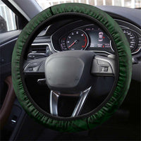 Hafa Adai Guam Discovery Day Steering Wheel Cover Chamorro Latte Stone Hand Green Version