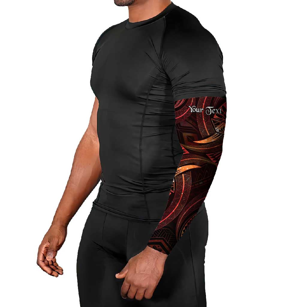 Personalised Polynesia Zodiac Aries Arm Sleeves Galaxy Polynesian Pattern Chest Tattoo Style