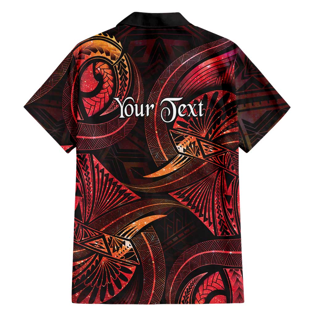 Personalised Polynesia Zodiac Aries Family Matching Puletasi and Hawaiian Shirt Galaxy Polynesian Pattern Chest Tattoo Style LT14 - Polynesian Pride