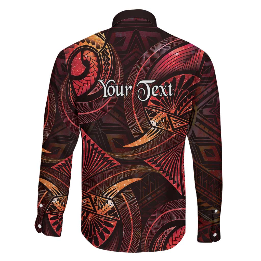 Personalised Polynesia Zodiac Aries Family Matching Puletasi and Hawaiian Shirt Galaxy Polynesian Pattern Chest Tattoo Style LT14 - Polynesian Pride