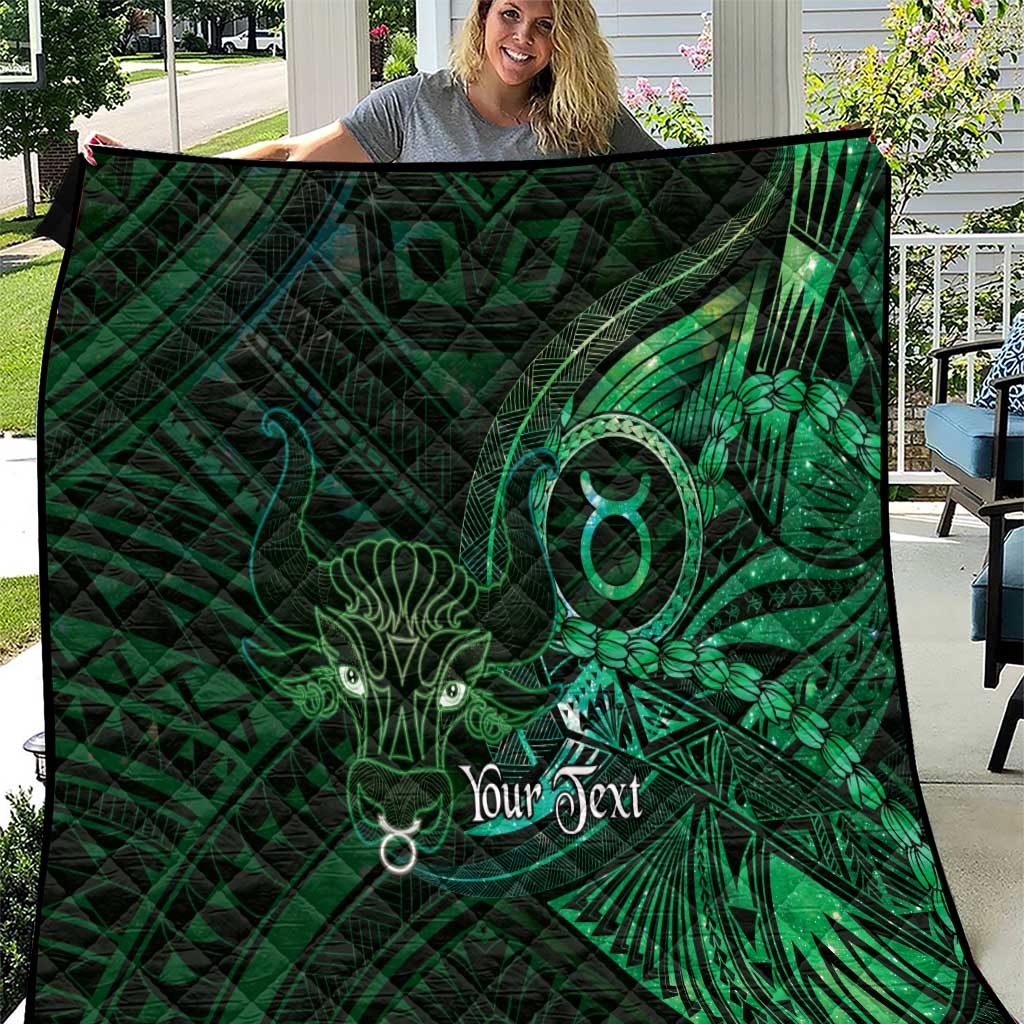 Personalised Polynesia Zodiac Taurus Quilt Galaxy Polynesian Pattern Chest Tattoo Style