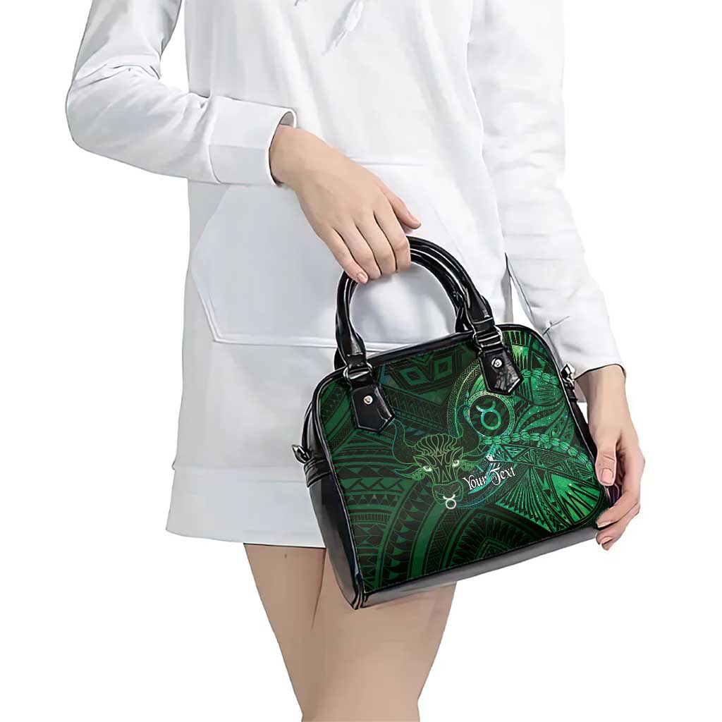 Personalised Polynesia Zodiac Taurus Shoulder Handbag Galaxy Polynesian Pattern Chest Tattoo Style LT14 - Polynesian Pride
