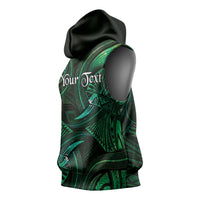 Personalised Polynesia Zodiac Taurus Sleeveless Hoodie Galaxy Polynesian Pattern Chest Tattoo Style LT14 - Polynesian Pride