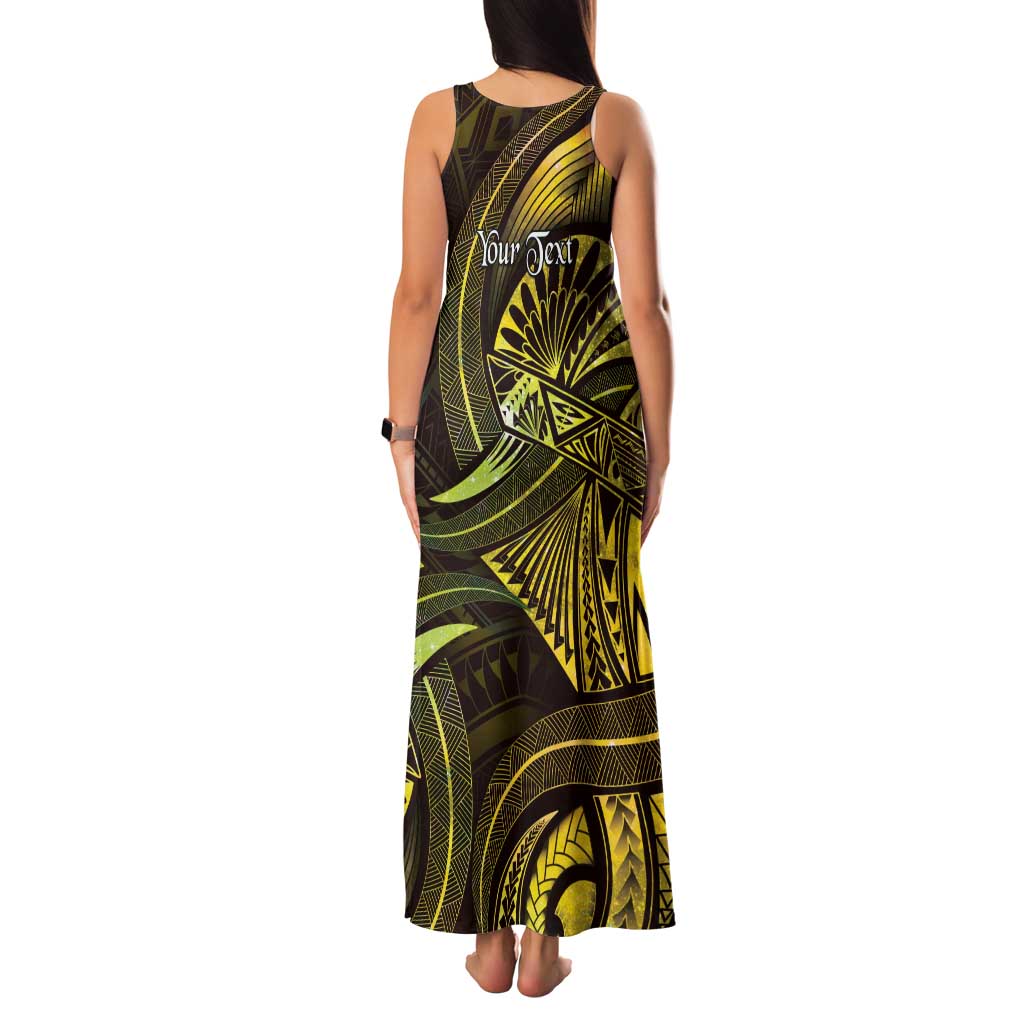 Personalised Polynesia Zodiac Gemini Family Matching Tank Maxi Dress and Hawaiian Shirt Galaxy Polynesian Pattern Chest Tattoo Style